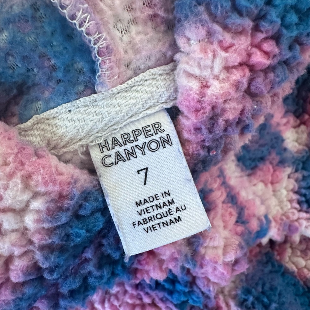 Harper Canyon Pink and Blue Textured Fabric